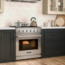 30 Inches 120V Natural Gas Range with 5 Burners Cooktop by DirectDeals
