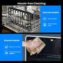 30 Inches 120V Natural Gas Range with 5 Burners Cooktop by LJGDeals