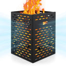 30 Inches Ultra Thick Burn Barrel with Venting Patterns and 4 Cross Braces by DirectDeals
