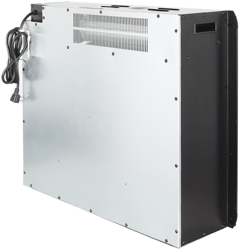 28inch Infrared Electric Fireplace Insert, Touch Panel Home Decor Heater, Smokeless Firebox With Trim Kit