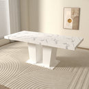 Extendable Dining Room Table for 6-10