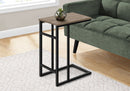 Accent Table, C-Shaped, Contemporary & Modern, Versatile Use by HouseOfZazla