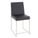 Fuji - Contemporary Modern Elegance High Back Dining Chair (Set of 2) by HouseOfZazla