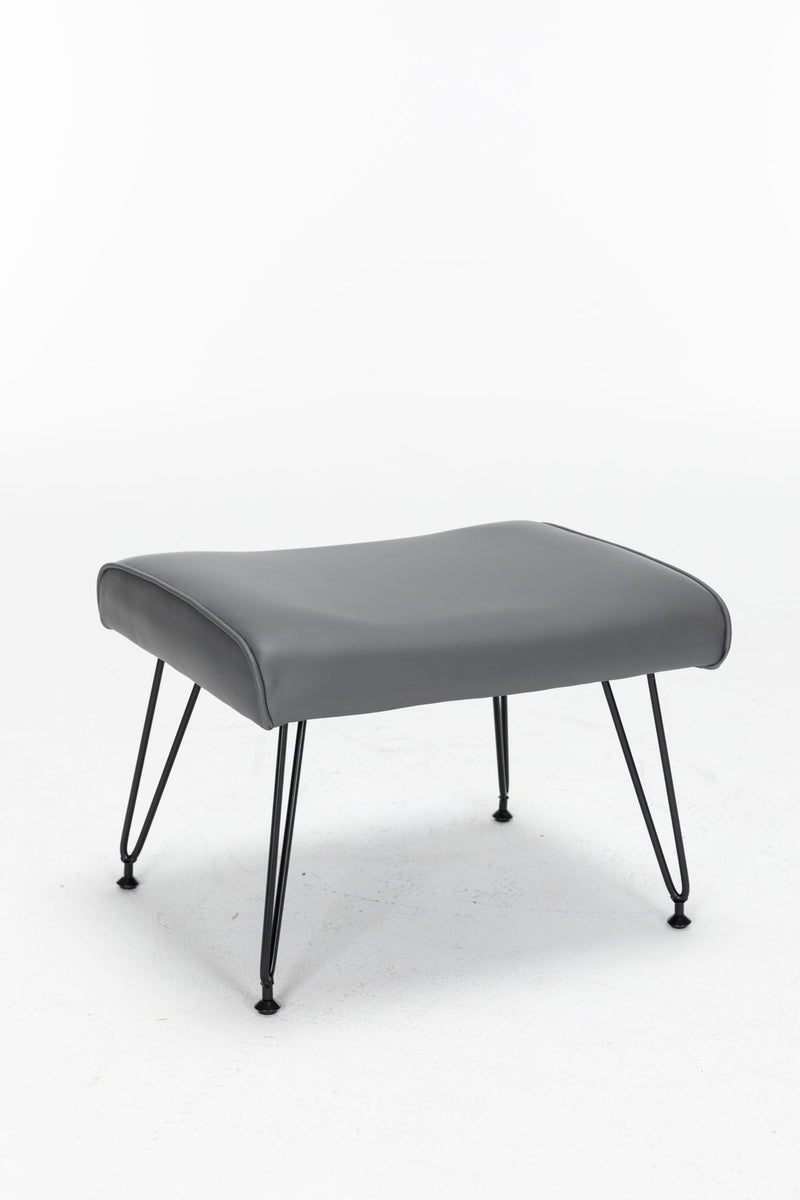 Rocking Accent Chair With Lumbar Pillow And Ottoman, photo 3 of 10