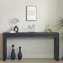 Modern Rustic Wood Table, Rectangular Living Room Center Table With Floating Top Design by HouseOfZazla