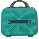 2Piece Luggage Sets ABS Lightweight Suitcase, Spinner Wheels, (20/14) DARK GREEN