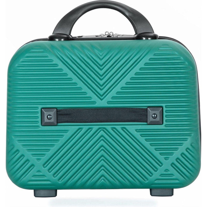 2Piece Luggage Sets ABS Lightweight Suitcase, Spinner Wheels, (20/14) DARK GREEN