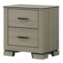 Joanna - Nightstand - Weathered Gray by Unique Piece Furniture