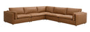 Brighton Top Grain Leather Modular Sectional - Light Brown