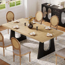 Dining Large Rectangular Kitchen & Dinner Table by HouseOfZazla