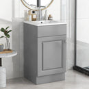 Bathroom Vanity With Sink, Cabinet With Adjustable Shelf by HouseOfZazla