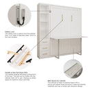 Folding Vertical Murphy Wall Bed by HouseOfZazla