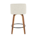 Toriano - Mid-Century Modern Counter Stool (Set of 2) by HouseOfZazla