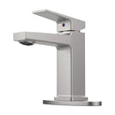 Brushed Nickel Single Handle Bathroom Faucet with Deck by HouseOfZazla