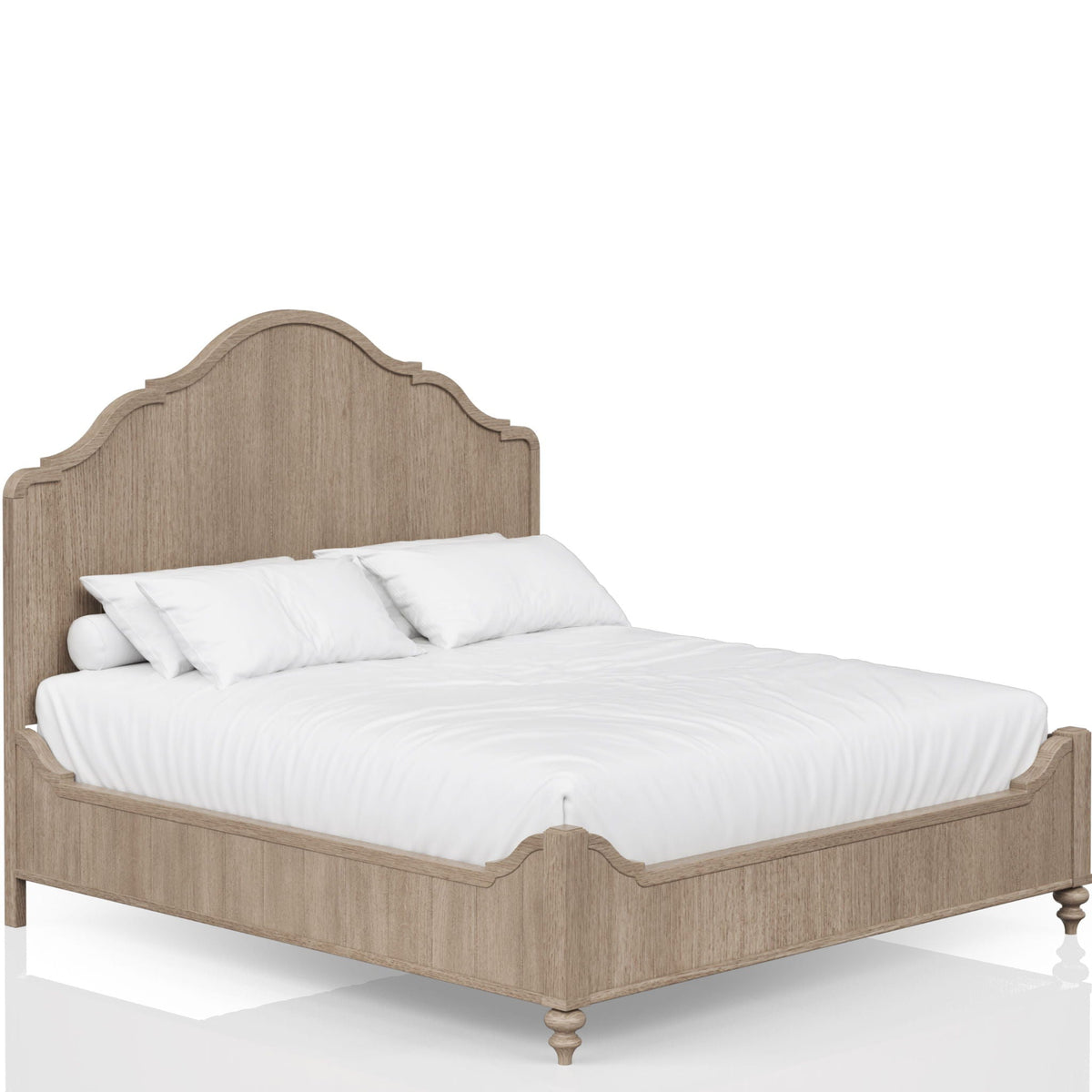 Elegant Design Panel Bed With Transitional Casual Design, photo 3 of 6