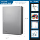 Adjustable Key Cabinet With Lock by Unique Piece Furniture