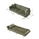 Luxury Foldable Double Sofa Bed With Folding Armrests by HouseOfZazla