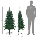 Artificial Half Christmas Trees with Auto Open Steel Base