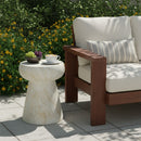 U_Style Mushroom-Shaped Outdoor Concrete Side Table by HouseOfZazla