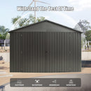 12x20ft Outdoor Metal Garage Shed by HouseOfZazla