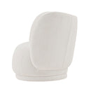 Weave - Accent Chair With Pillow, Comfortable Seating For Living Room - Cream by HouseOfZazla