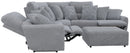 Majesty - Deep Seating Power Reclining Sectional And Ottoman
