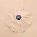 15x9ft Large Double-Sided Rectangular Outdoor Twin Patio Market Umbrella with light and base- taupe