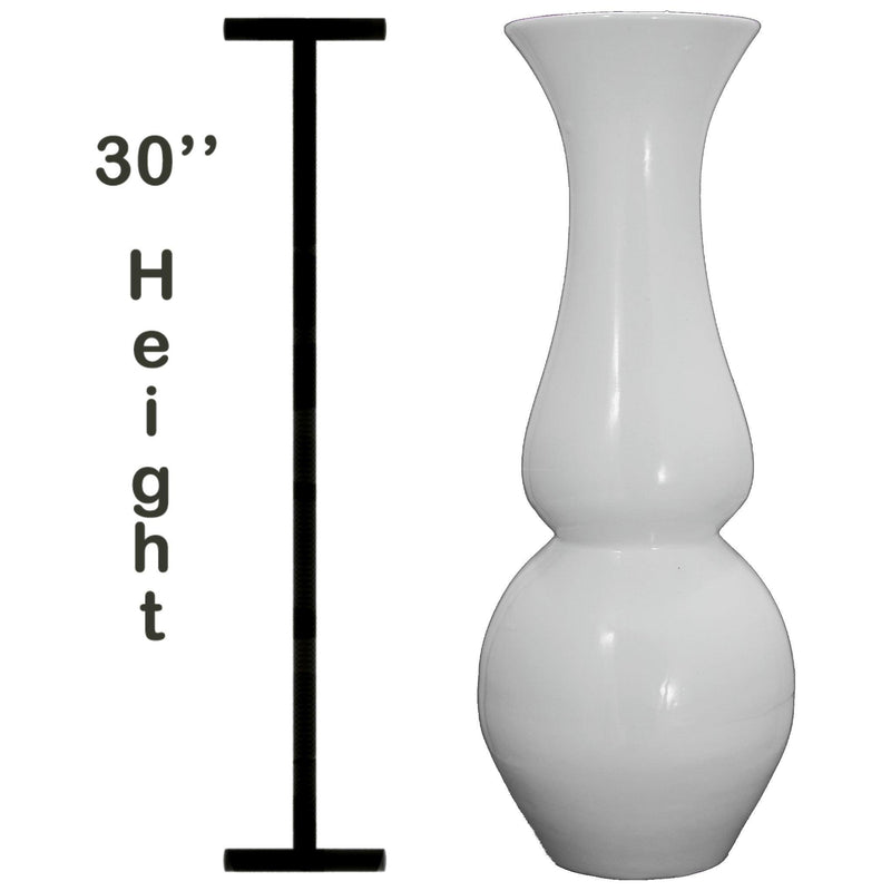 30in Large Amphora Ceramic Vase