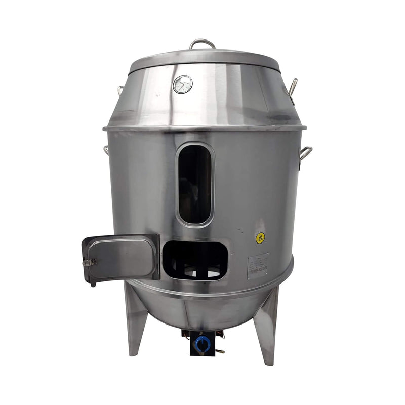 31-Inch Stainless Steel Commercial LPG Roaster Grill Oven For Chicken, Duck, And Turkey (SAK63597)