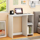 31.5 Inch Modern Home Office Desk with 2 Compartments by LJGDeals