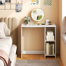 31.5 Inch Modern Home Office Desk with 2 Compartments by LJGDeals