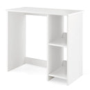 31.5 Inch Modern Home Office Desk with 2 Compartments by LJGDeals