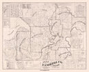 Vintage Map of Yamhill County, Oregon 1879