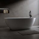 69" Freestanding Bathtub Resin Stone Soaking Tub