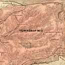 Vintage Map of Amador County, California 1866