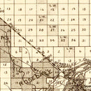 Vintage Map of Kern County, California 1888