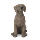 MGO Dog Decor Outdoor Dog Statue - Dark Brown by HouseOfZazla