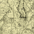 Vintage Map of Santa Cruz County, California 1889
