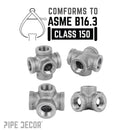 3/8 in. Black 5-way Fitting