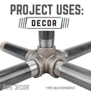 3/8 in. Black 5-way Fitting