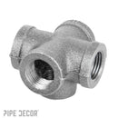 3/8 in. Black 5-way Fitting