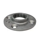 1 1/4 in. Black Floor Flange by PIPE DECOR