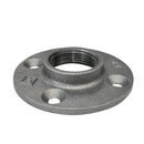 1/4 in. Black Floor Flange by PIPE DECOR