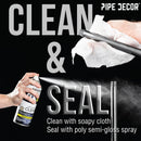 2 in. Black Floor Flange by PIPE DECOR