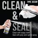 3/4 in. Black Floor Flange by PIPE DECOR