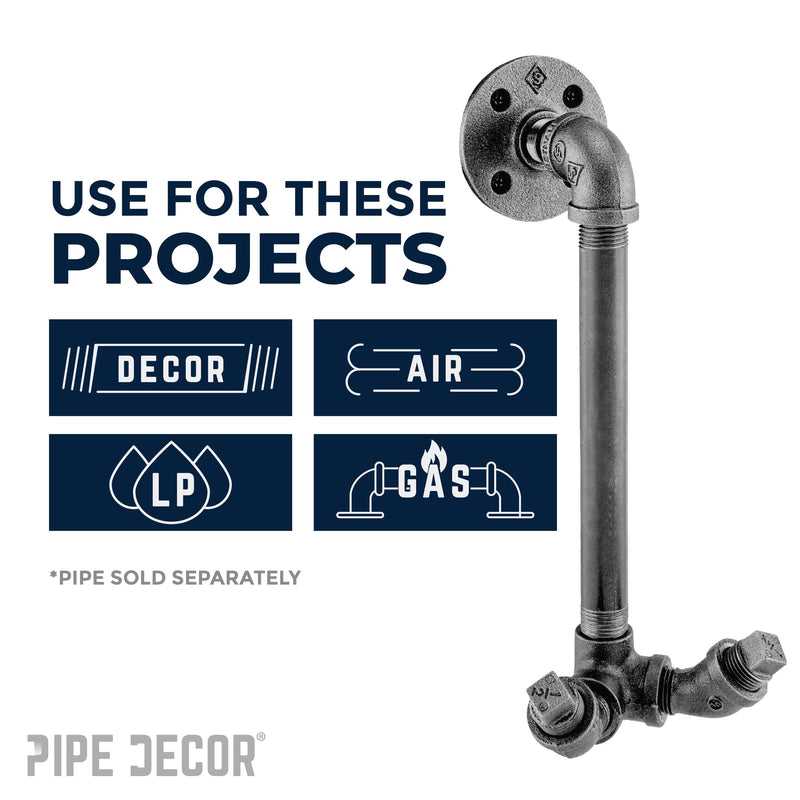 1/8 in. Black 45 Degree Street Elbow