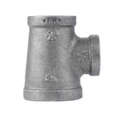 1 in. x 3/4 in. x 1/2 in. Black Reducing Tee