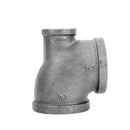 2 in. x 1 in. x 2 in. Black Reducing Tee