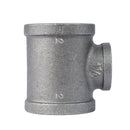 2 in. x 2 in. x 1 1/4 in. Black Reducing Tee