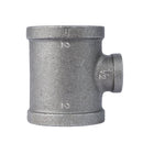 2 in. x 2 in. x 1 1/2 in. Black Reducing Tee